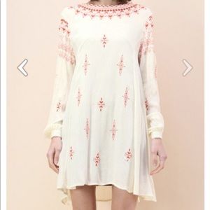 NWOT Chicwish | Boho Evocation Embroidered Dress